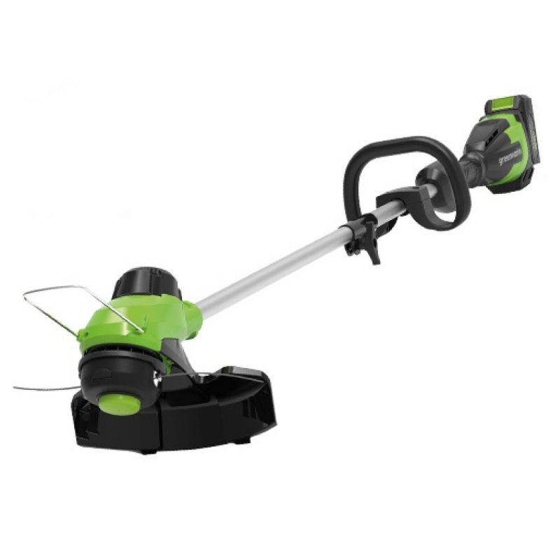 Greenworks Bordatore G48ST8 48V taglio 33cm - Con Kit Batteria 2 Ah e Caricabatterie - immagine 4