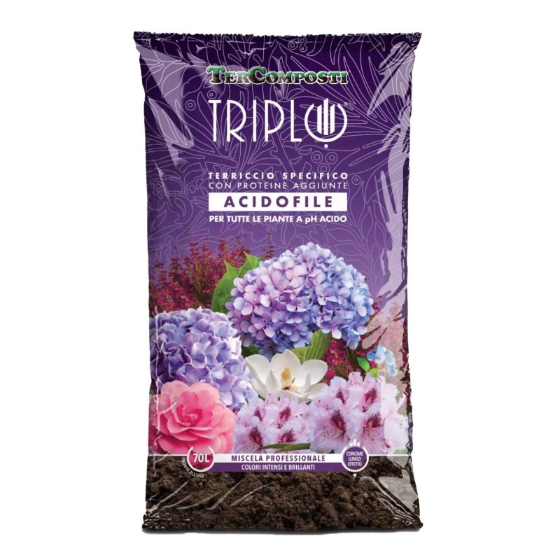 TerComposti terriccio Triplo per Acidofile 45 LT