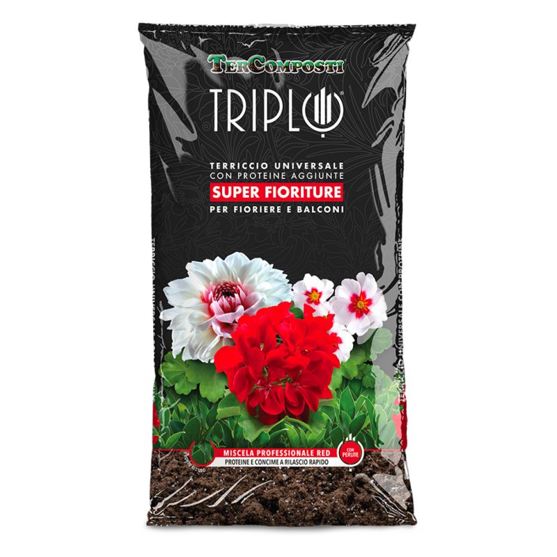 TerComposti terriccio Triplo Super Fioriture 45 LT