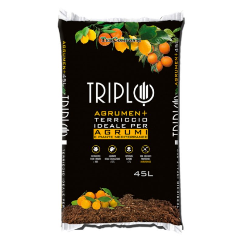 TerComposti terriccio Triplo per Agrumi 20 LT