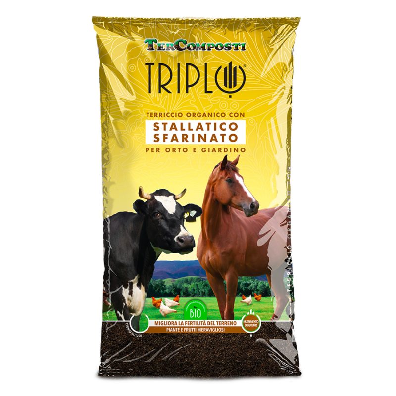 TerComposti terriccio Triplo con Stallatico sfarinato 45 LT