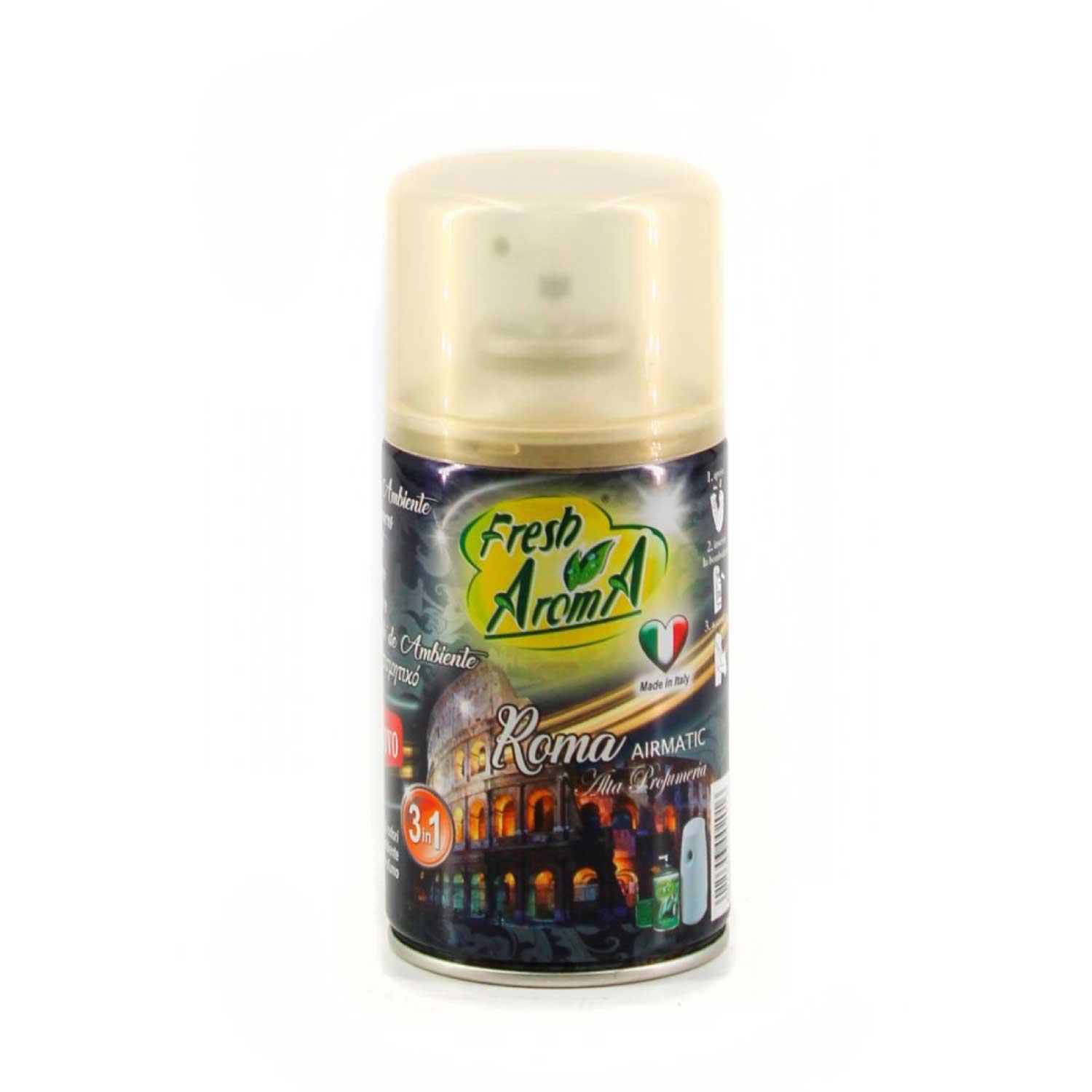Ricarica Deodorante per ambienti Spray Fresh aroma Roma 250 ml 