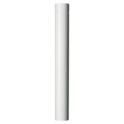 Tubo Porcellanato smaltato bianco 100 cm da Ø8 cm