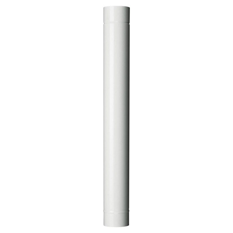 Tubo Porcellanato smaltato bianco 100 cm da Ø8 cm