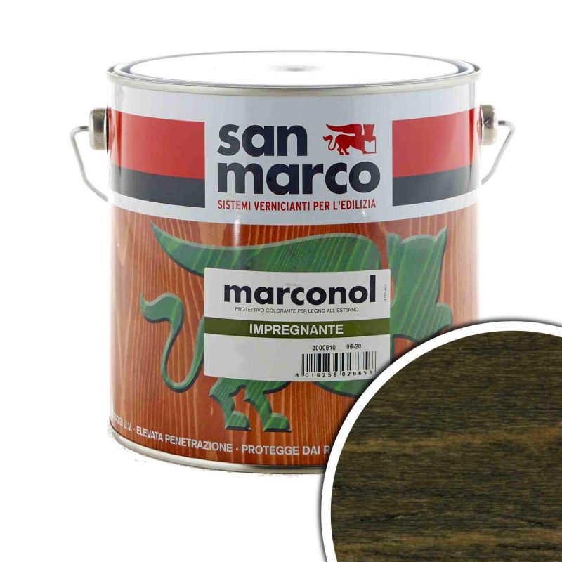 Impregnante solvente Marconol lt 2,5 legno antico