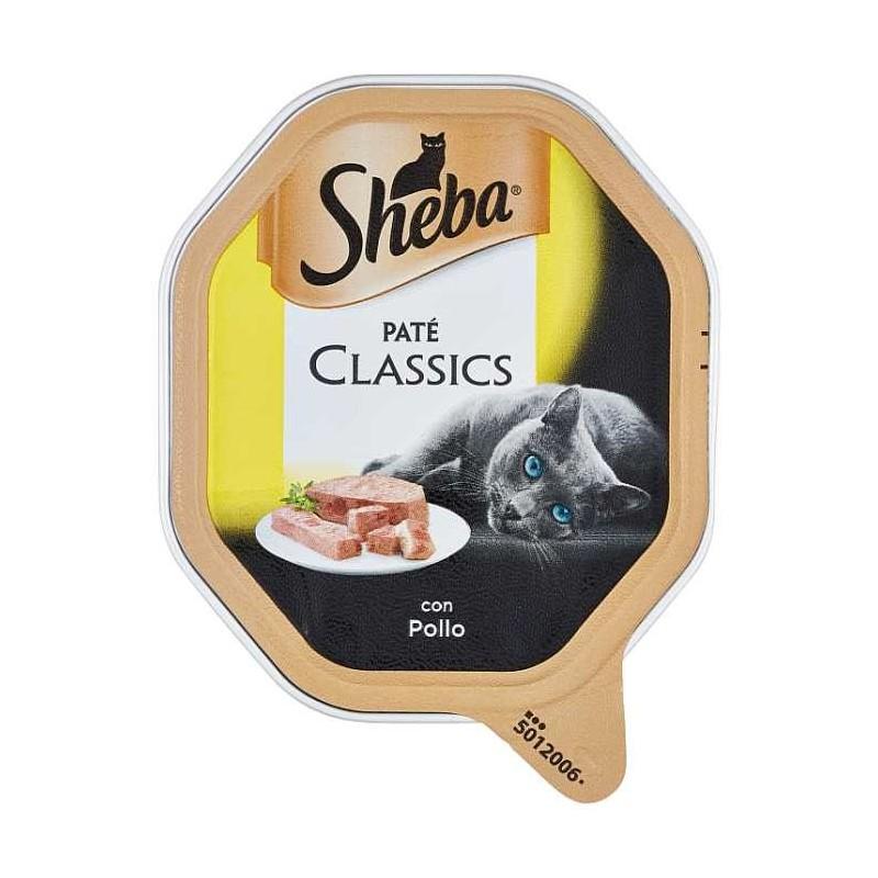 Sheba Cibo umido per gatti Paté Classic con Pollo 85g