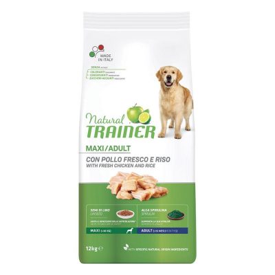 Trainer natural maxi pollo fresco/riso 12kg