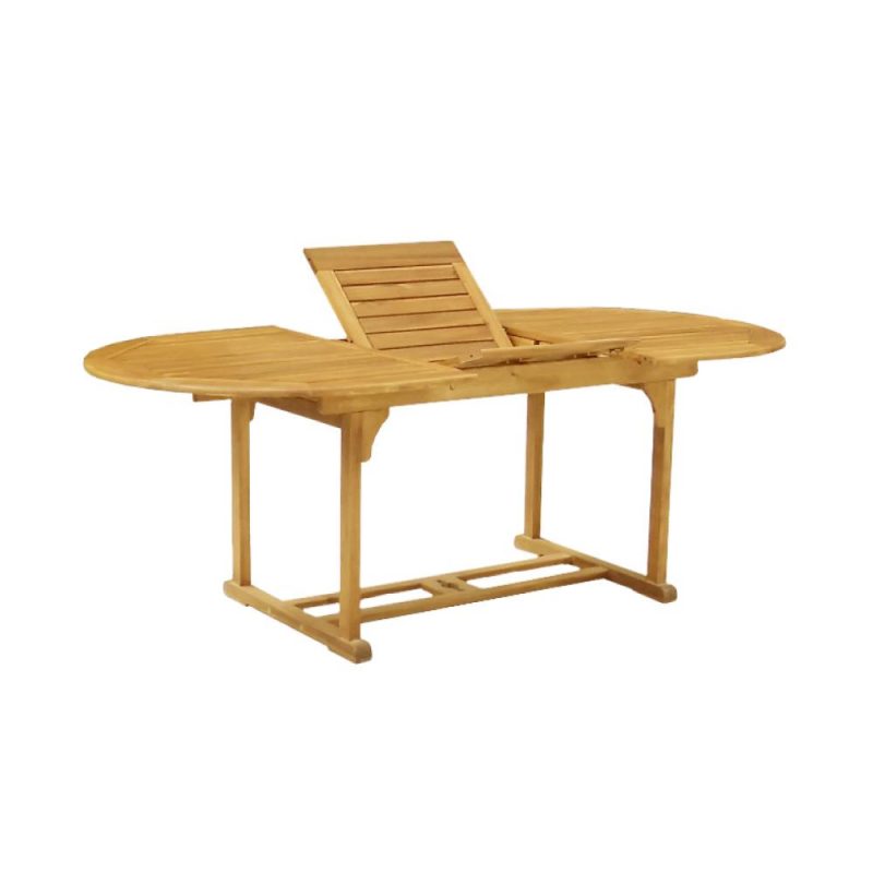 Tavolo in legno ovale estensibile Linea Acacia VERDELOOK - 140/190x90x75 cm