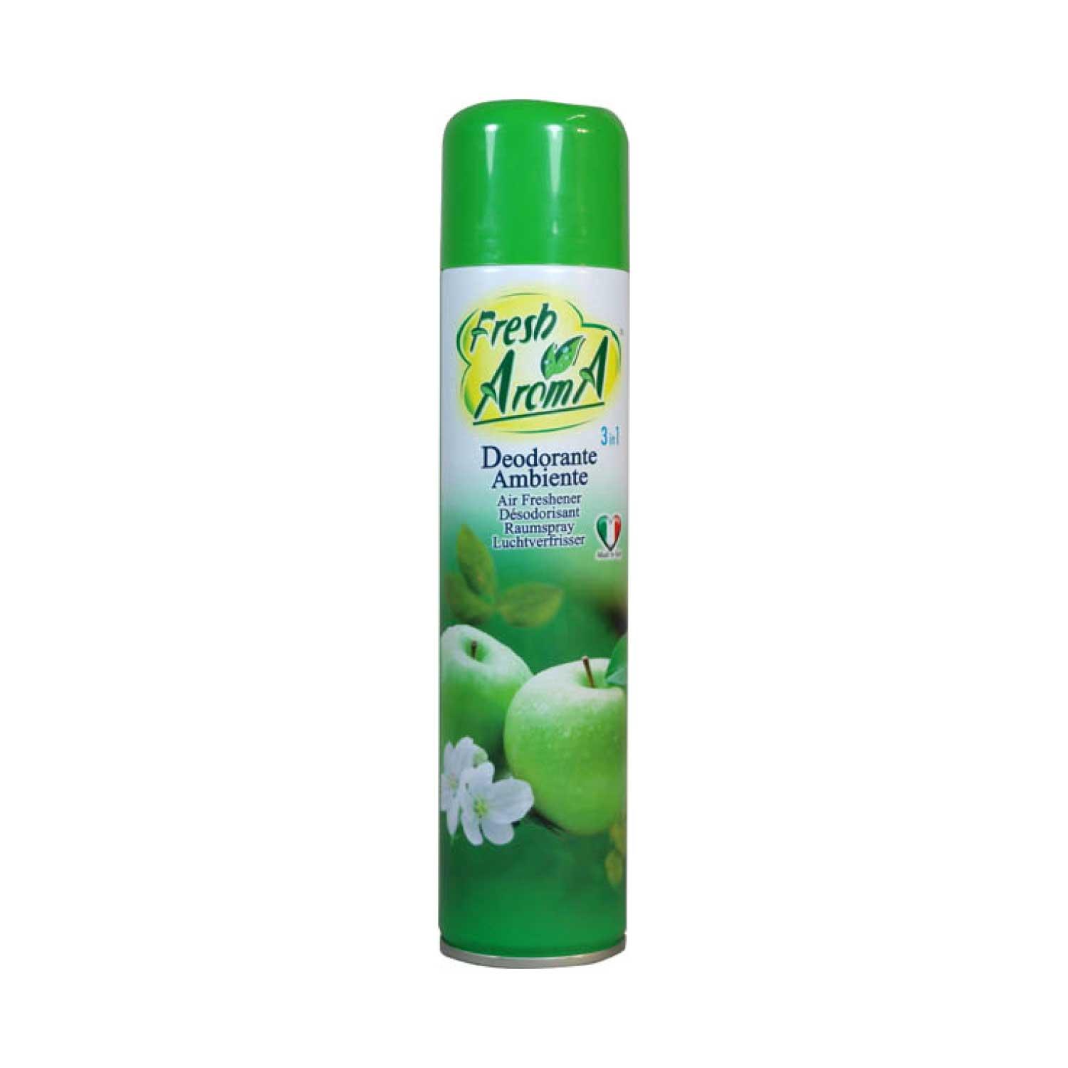 Deodorante per ambienti Spray Fresh aroma Mela Verde 300 ml 