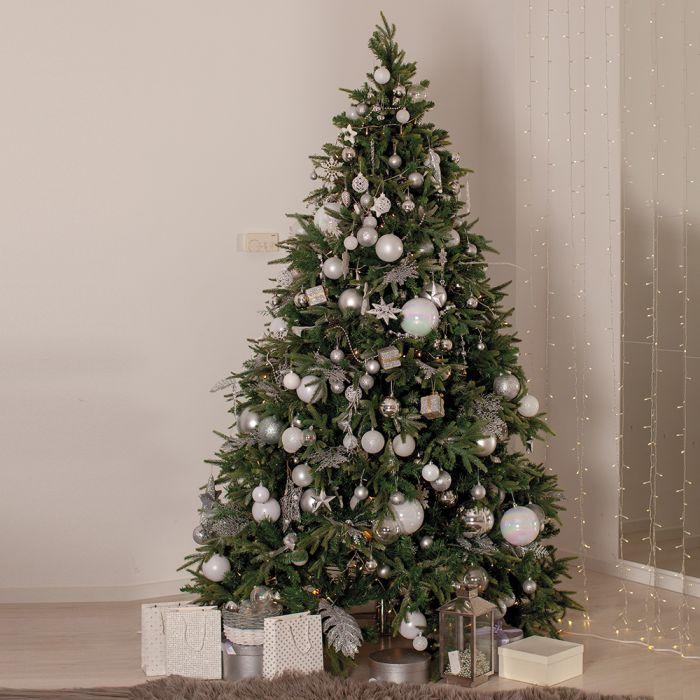 Albero di Natale Courmayeur realistico 180 cm 914 rami
